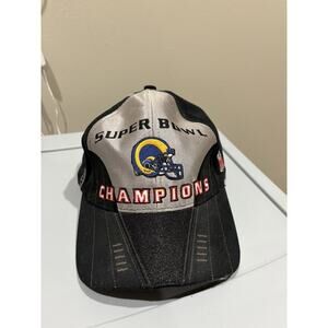 Puma Los Angeles Rams 2000 Super Bowl XXXIV 34 NFL‎ Champions Adjustable Hat Cap